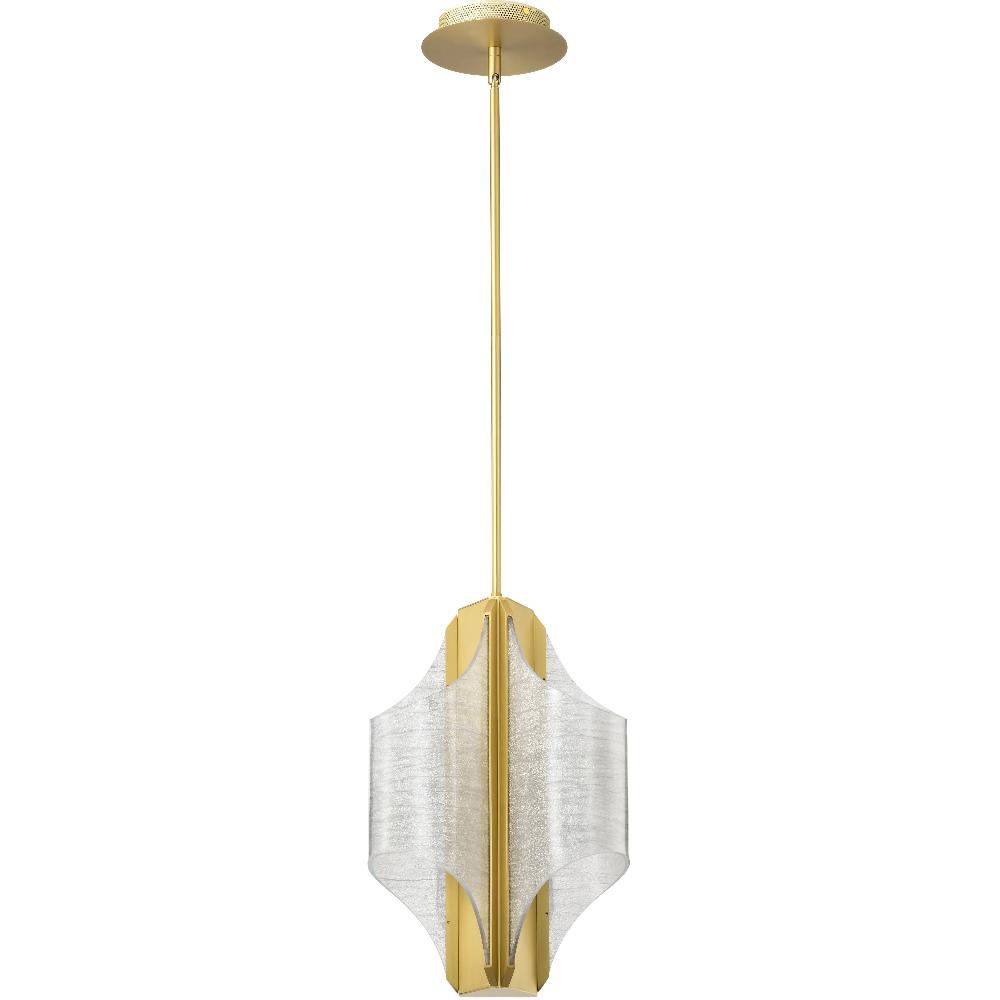 nuvo lighting Idris LED 11.5 inch Vintage Brass Pendant Ceiling Light