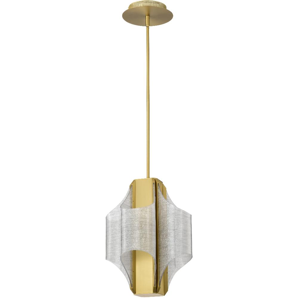 nuvo lighting Idris LED 13 inch Vintage Brass Pendant Ceiling Light