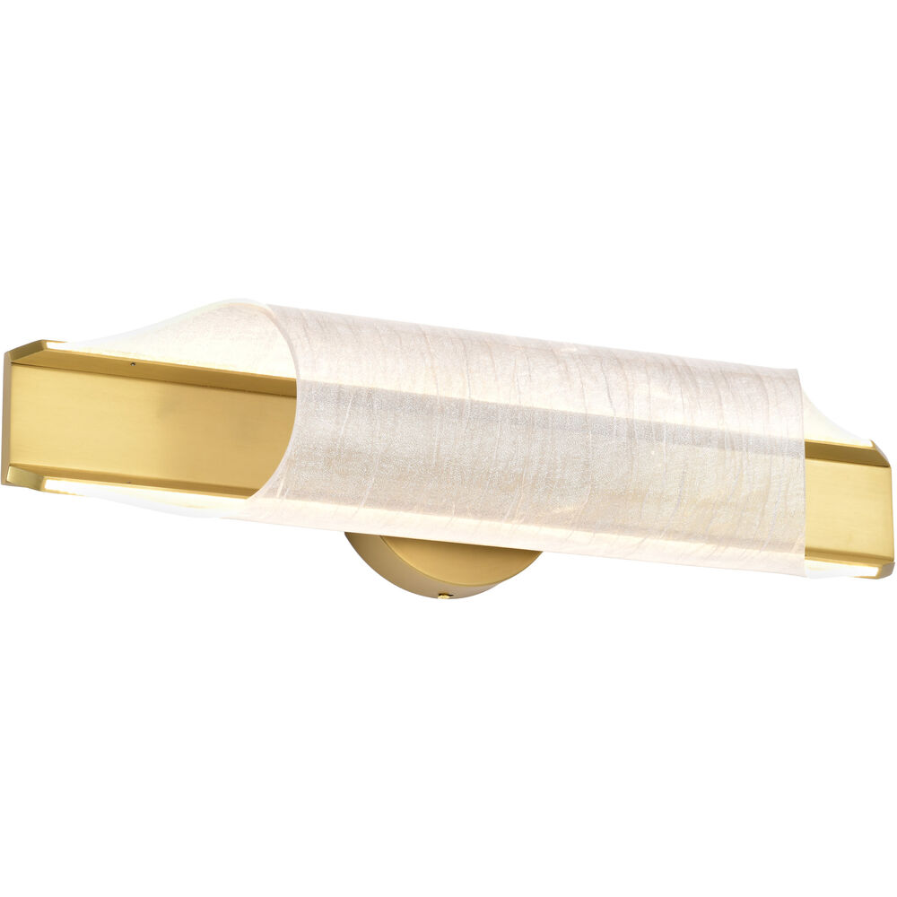 Nuvo Lighting Idris LED 24.5 Inch Vintage Brass Vanity Wall Light