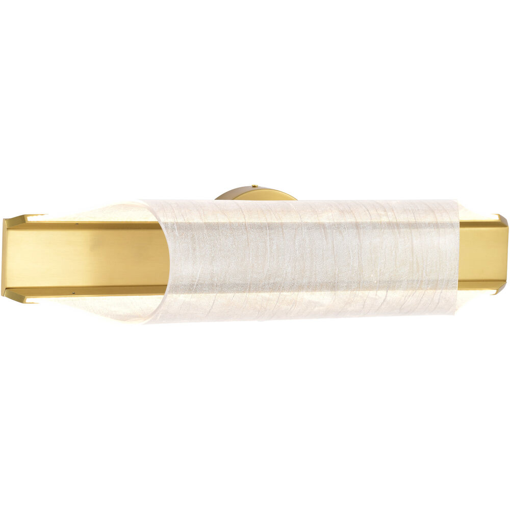 Nuvo Lighting Idris LED 24.5 Inch Vintage Brass Vanity Wall Light