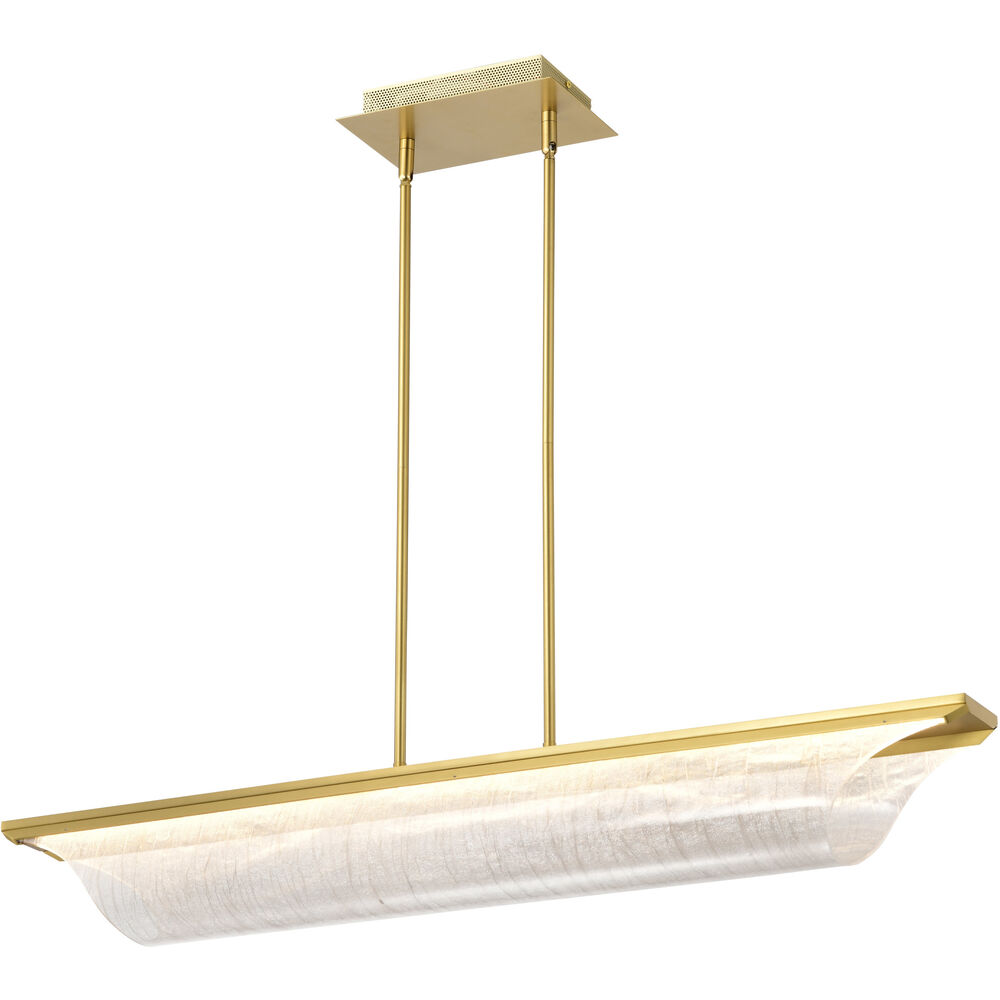 Nuvo Lighting Idris LED 6.25 Inch Vintage Brass Pendant Ceiling Light