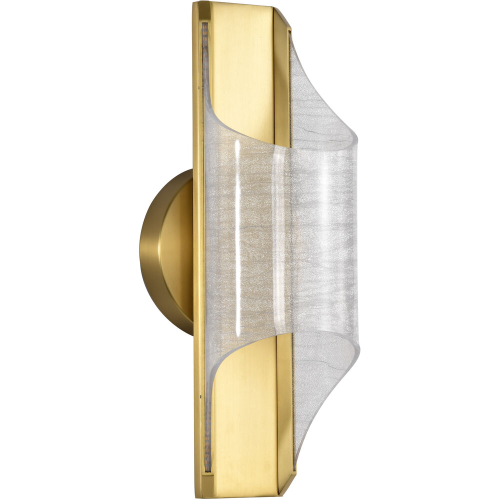 Nuvo Lighting Idris LED 6 Inch Vintage Brass Vanity Wall Light