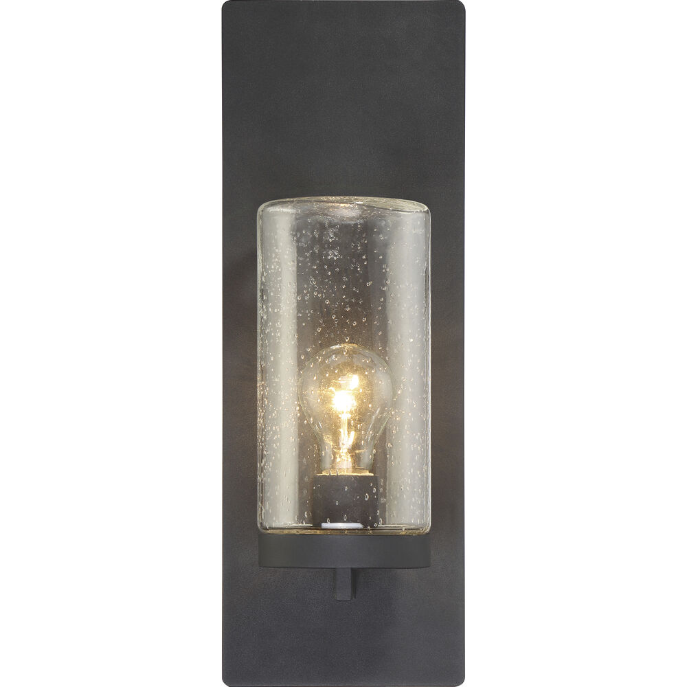 Nuvo Lighting Indie 1 Light 6 Inch Textured Black Wall Sconce Wall Light Large