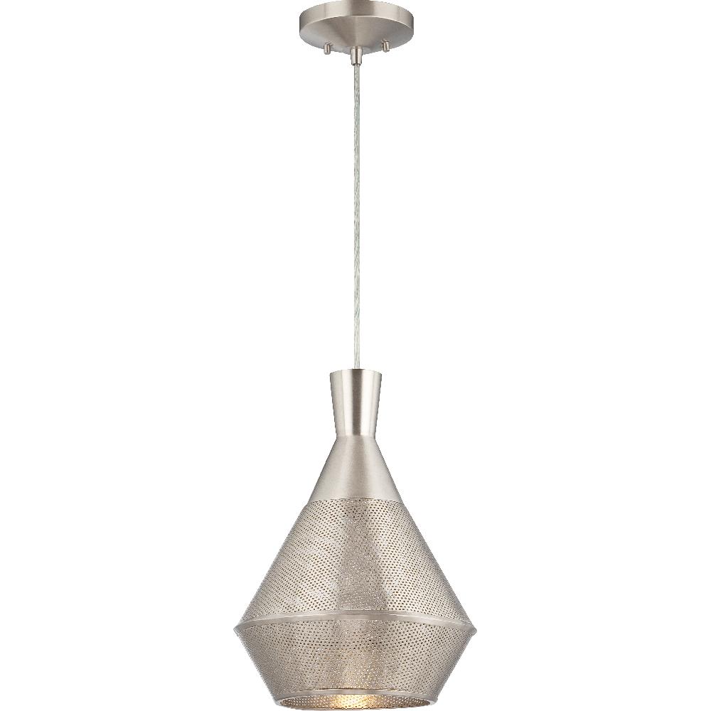 nuvo lighting Jake LED 11 inch Satin Steel Pendant Ceiling Light