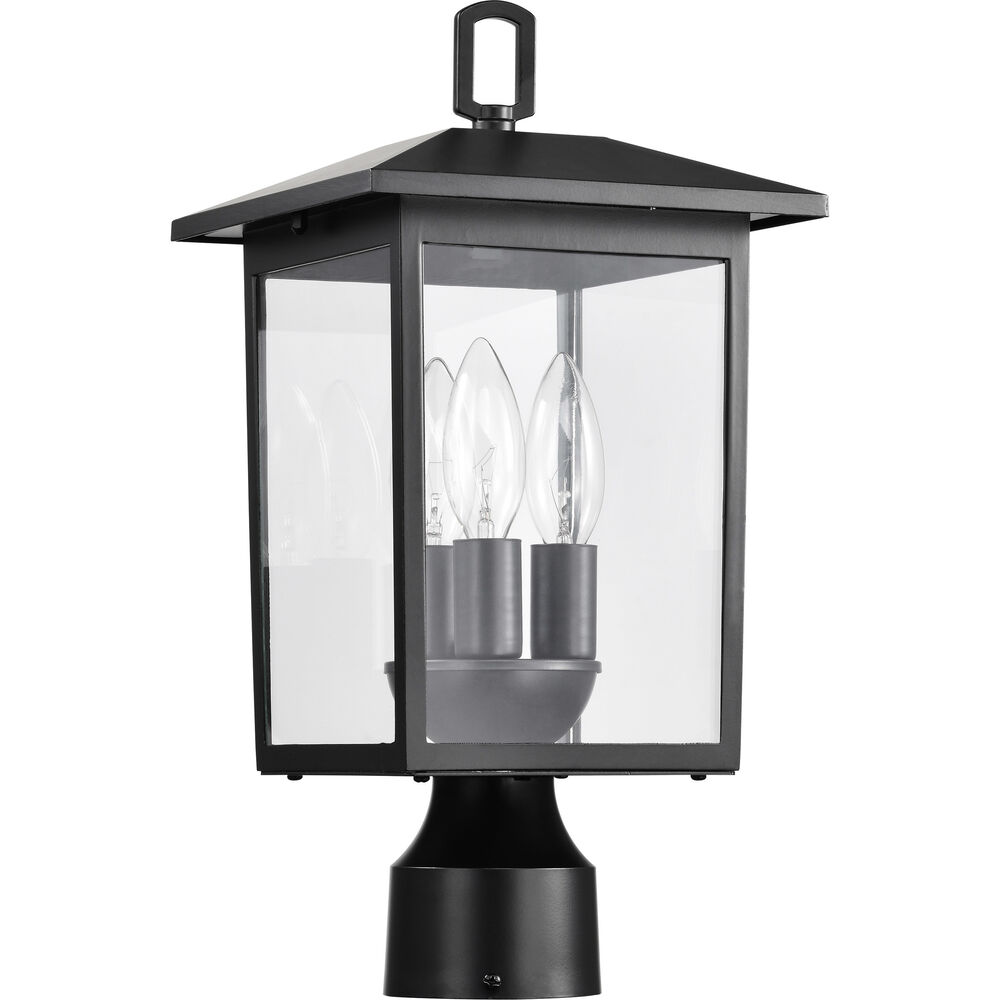 Nuvo Lighting Jamesport 15 Inch Matte Black Post Lantern