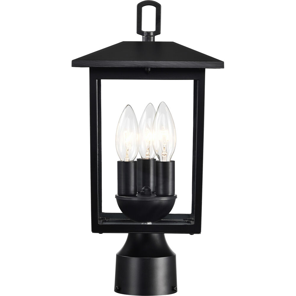 Nuvo Lighting Jamesport 15 Inch Matte Black Post Lantern