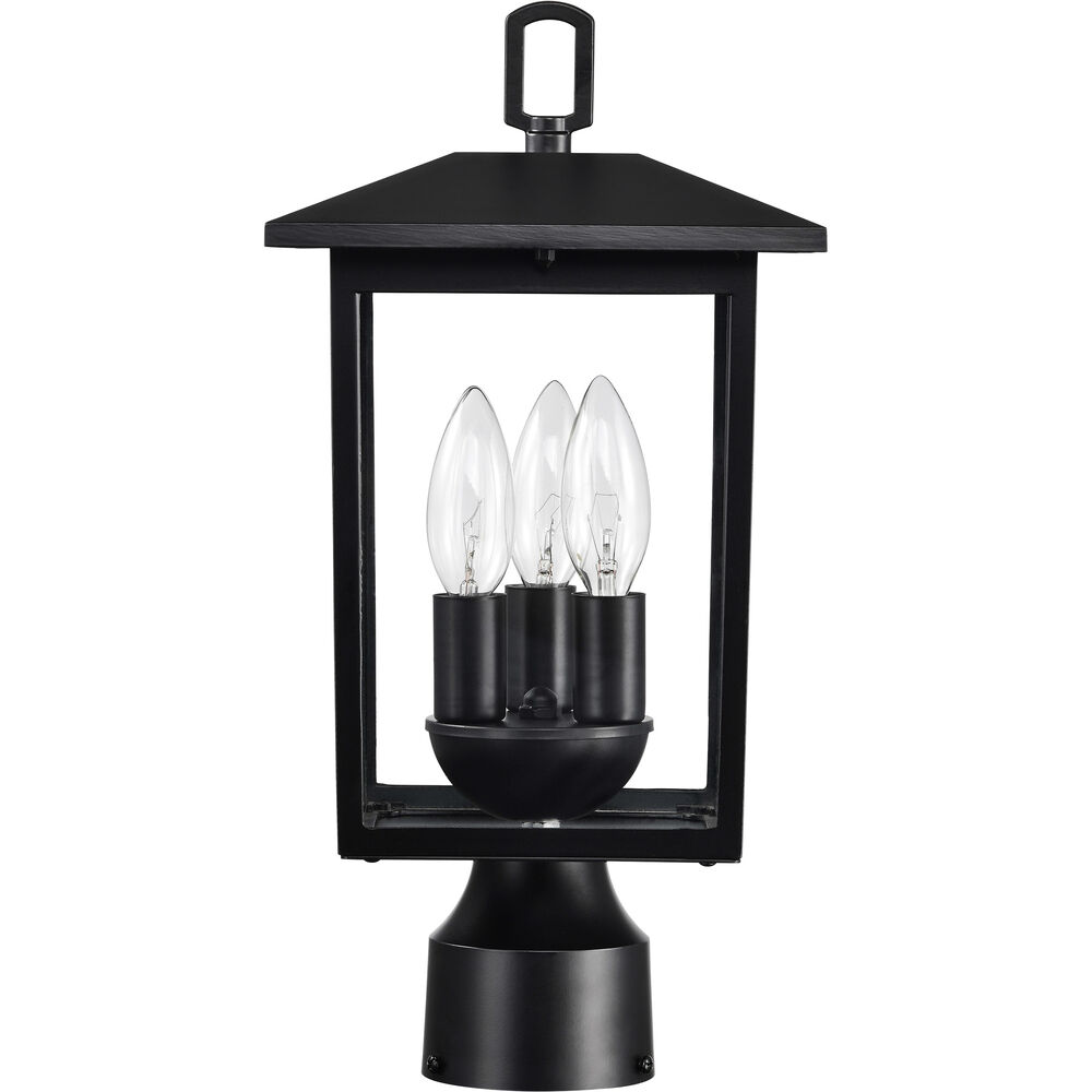 Nuvo Lighting Jamesport 15 Inch Matte Black Post Lantern