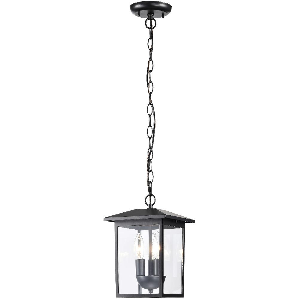 nuvo lighting Jamesport 8 inch Matte Black Outdoor Hanging Lantern