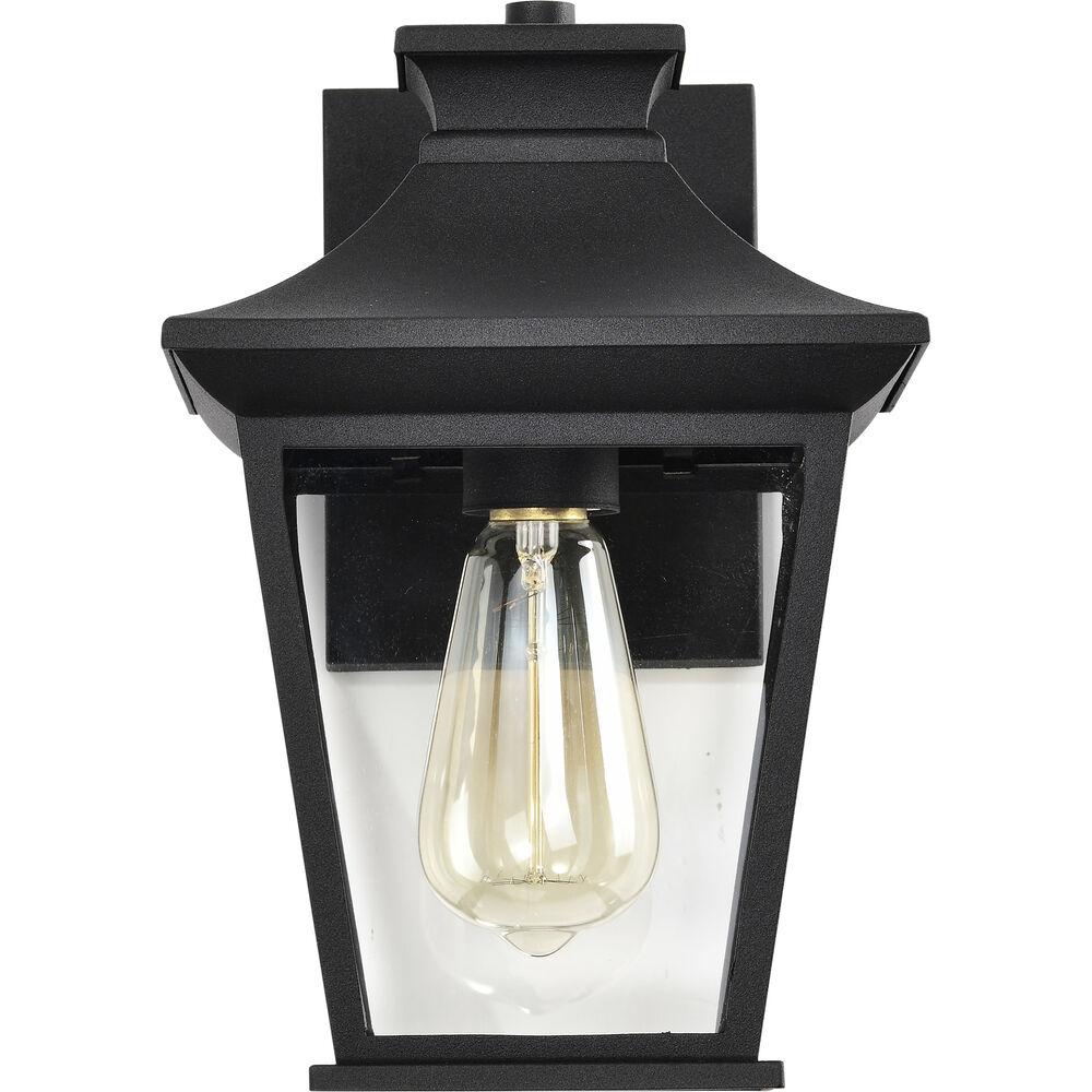 Nuvo Lighting Jasper 11 Inch Matte Black Outdoor Wall Lantern Small