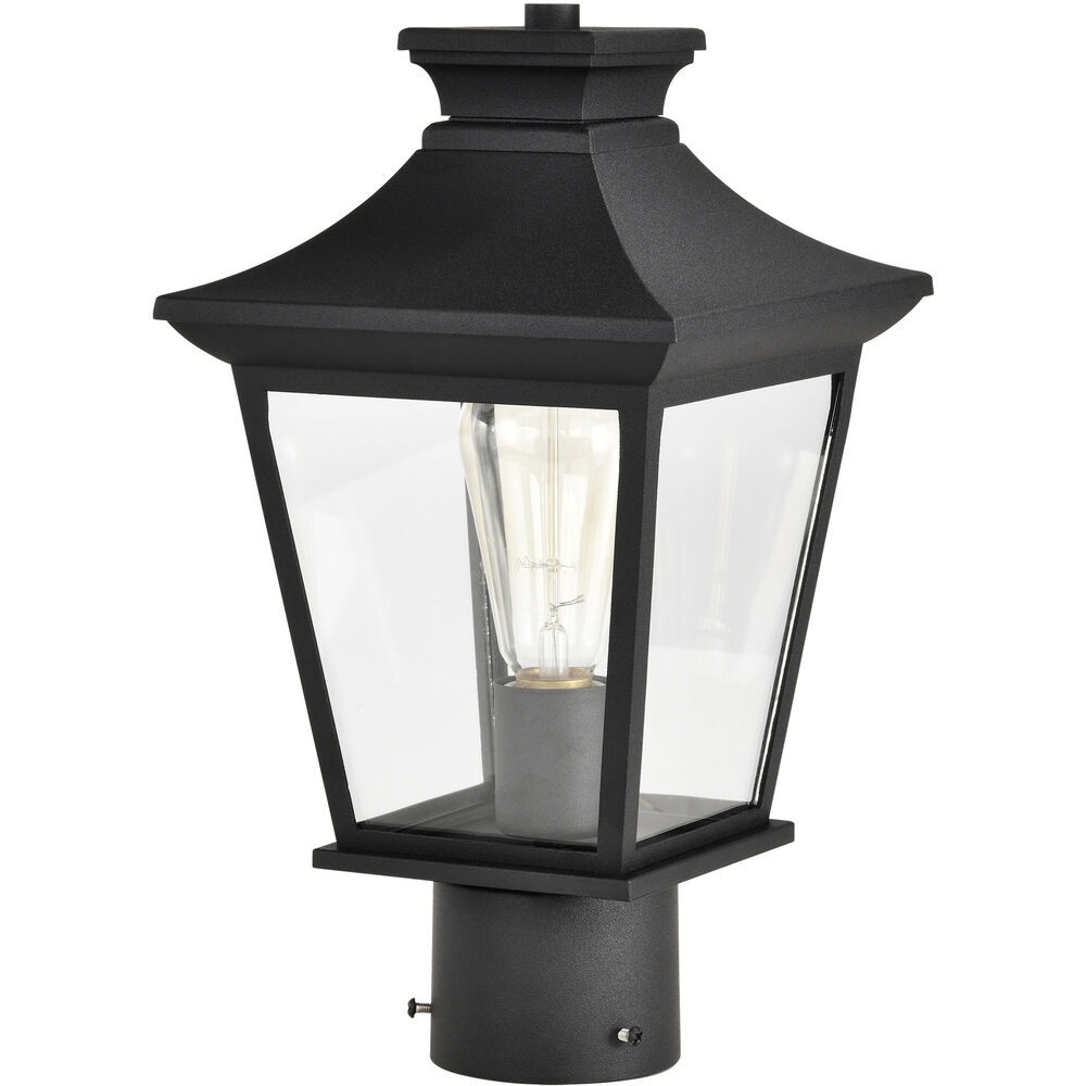 Nuvo Lighting Jasper 14 Inch Matte Black Post Lantern
