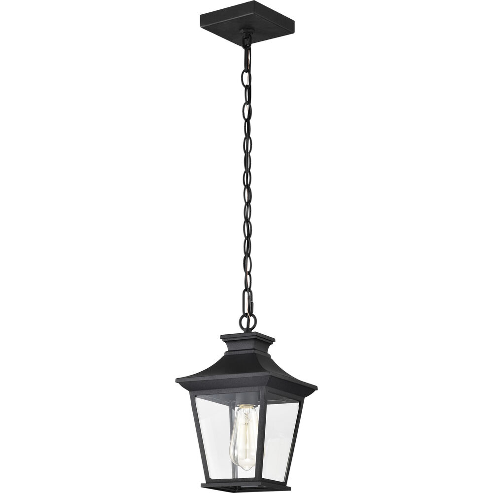Nuvo Lighting Jasper 8 Inch Matte Black Outdoor Hanging Lantern