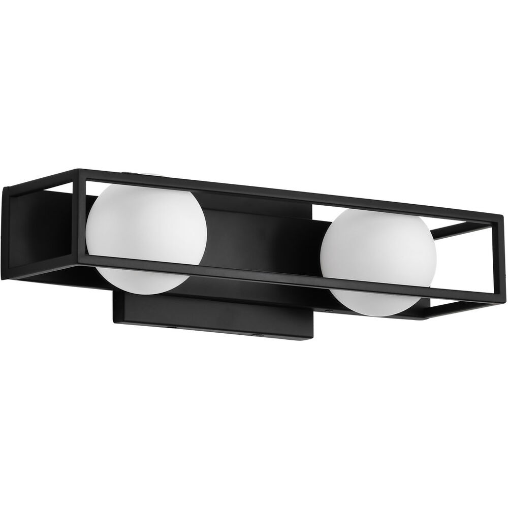 Nuvo Lighting Jenkins LED 15.5 Inch Matte Black Vanity Light Wall Light