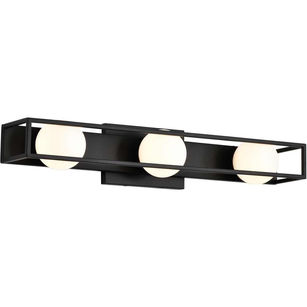 Nuvo Lighting Jenkins LED 24 Inch Matte Black Vanity Light Wall Light