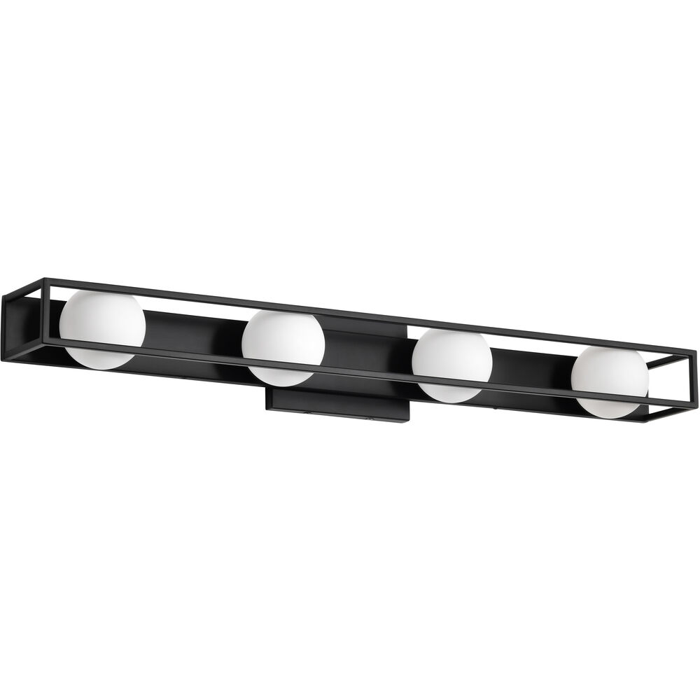 Nuvo Lighting Jenkins LED 32.5 Inch Matte Black Vanity Light Wall Light
