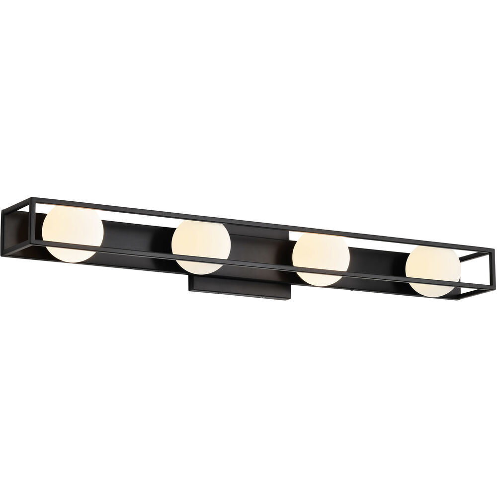 Nuvo Lighting Jenkins LED 32.5 Inch Matte Black Vanity Light Wall Light