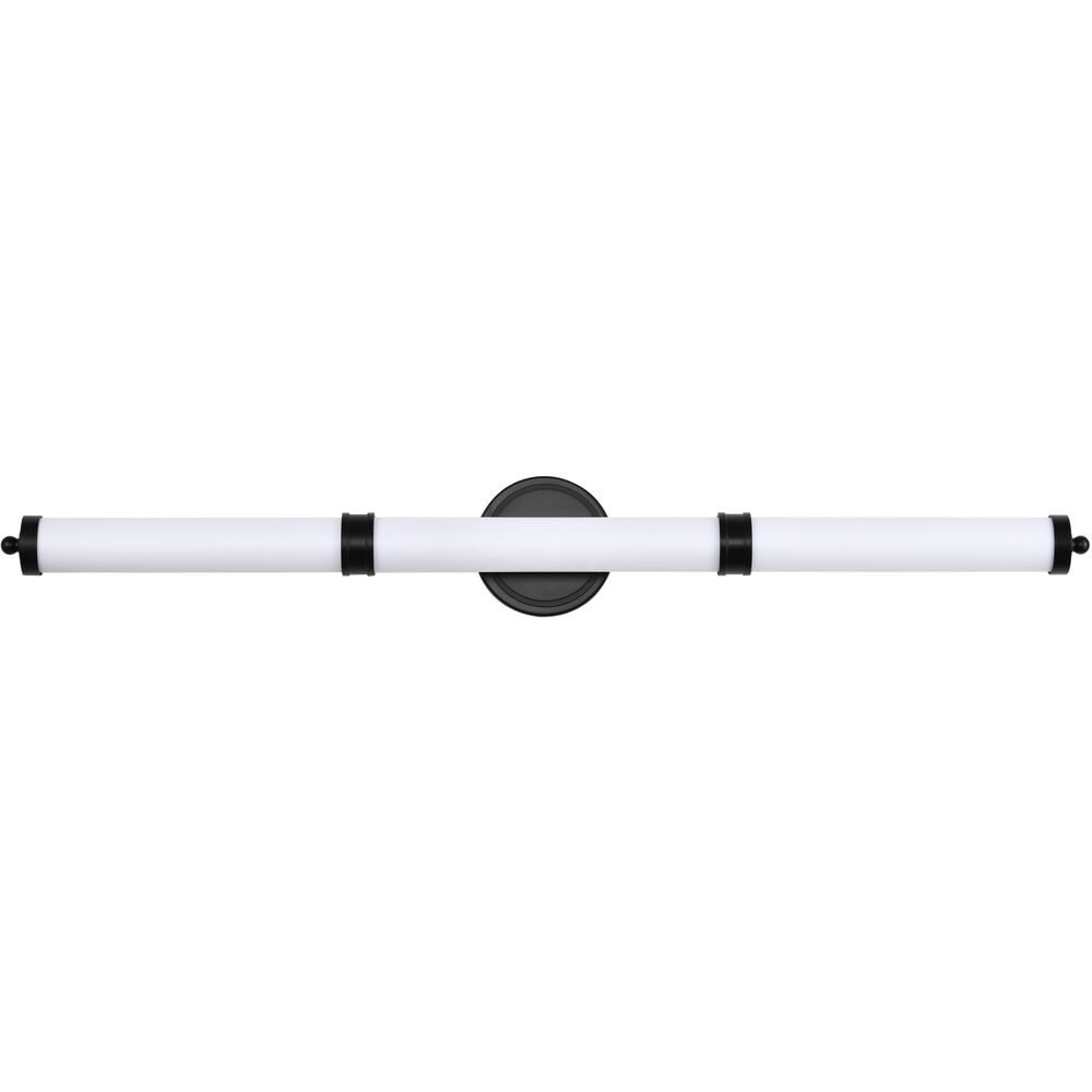 Nuvo Lighting Kagen LED 37.58 Inch Matte Black Bath Vanity Light Wall Light