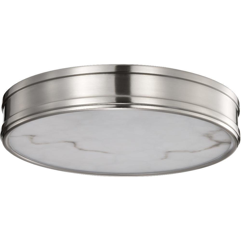 nuvo lighting Kendall LED 14.25 inch Brushed Nickel Flush Mount Ceiling Light