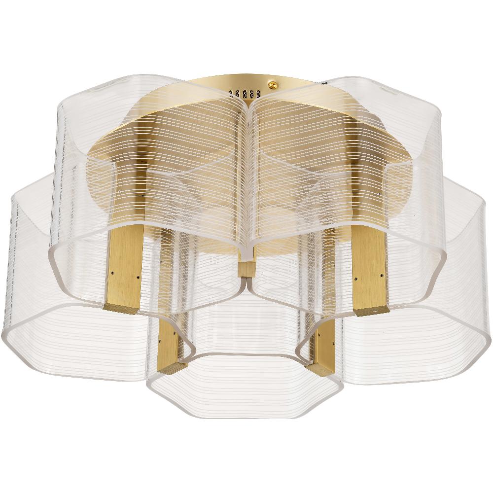 nuvo lighting Kenzo LED 17.75 inch Polished Anodized Bronze Flush Mount Ceiling Light