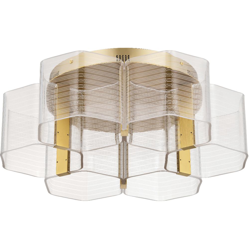 nuvo lighting Kenzo LED 20.5 inch Polished Anodized Bronze Flush Mount Ceiling Light