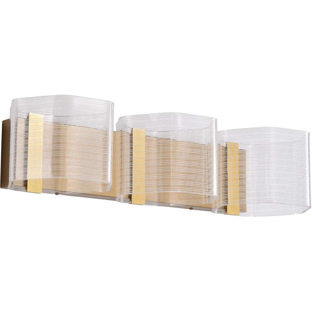 Nuvo Lighting Kenzo LED 25 Inch Polished Anodized Bronze Vanity Wall Light