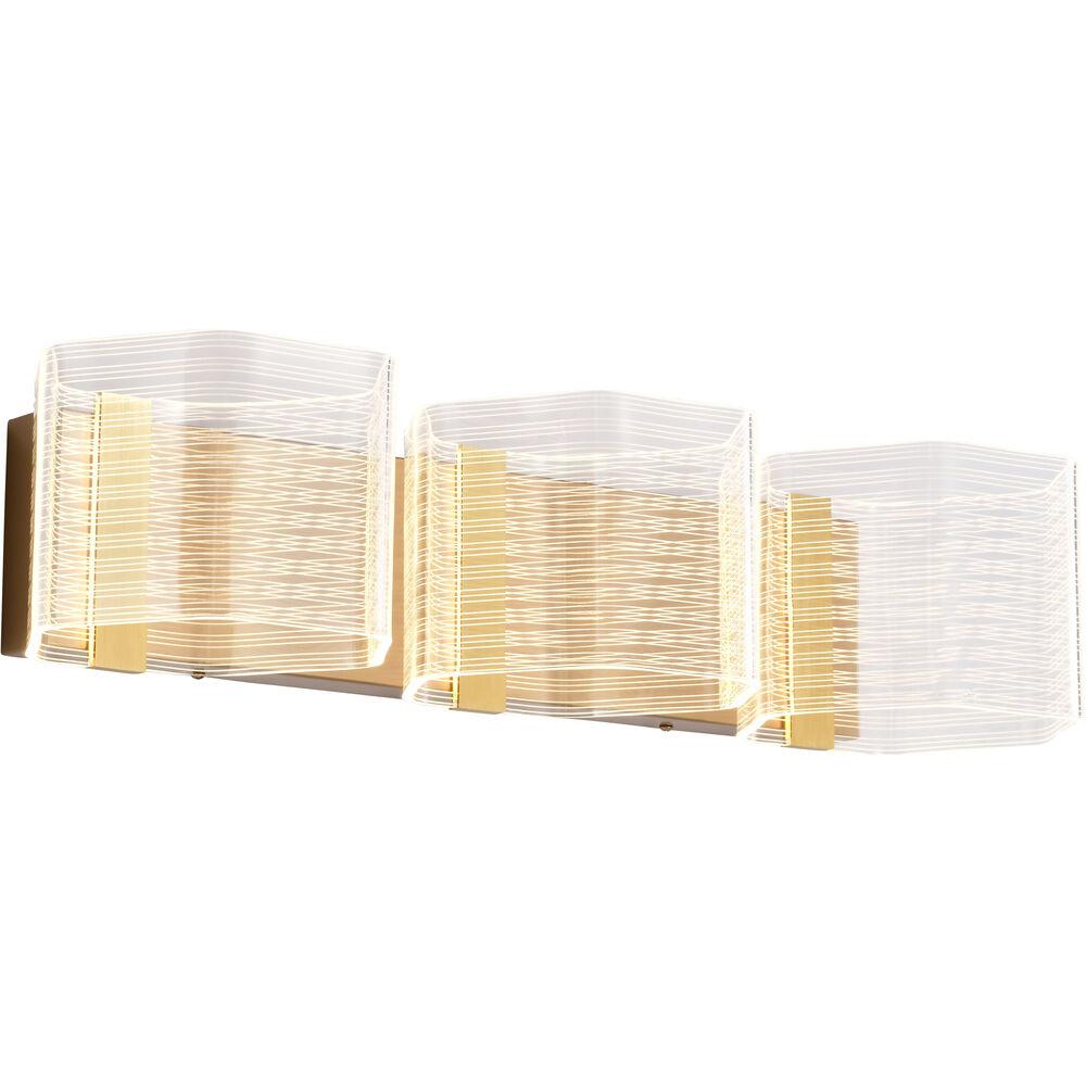 Nuvo Lighting Kenzo LED 25 Inch Polished Anodized Bronze Vanity Wall Light