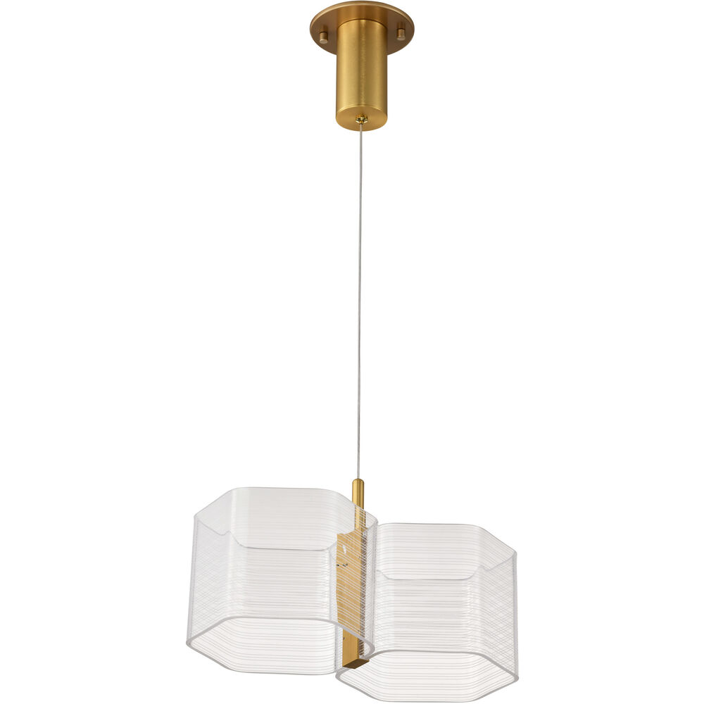 Nuvo Lighting Kenzo LED 7.63 Inch Polished Anodized Bronze Pendant Ceiling Light
