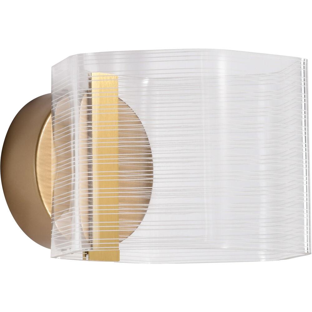 Nuvo Lighting Kenzo LED 7.63 Inch Polished Anodized Bronze Vanity Wall Light