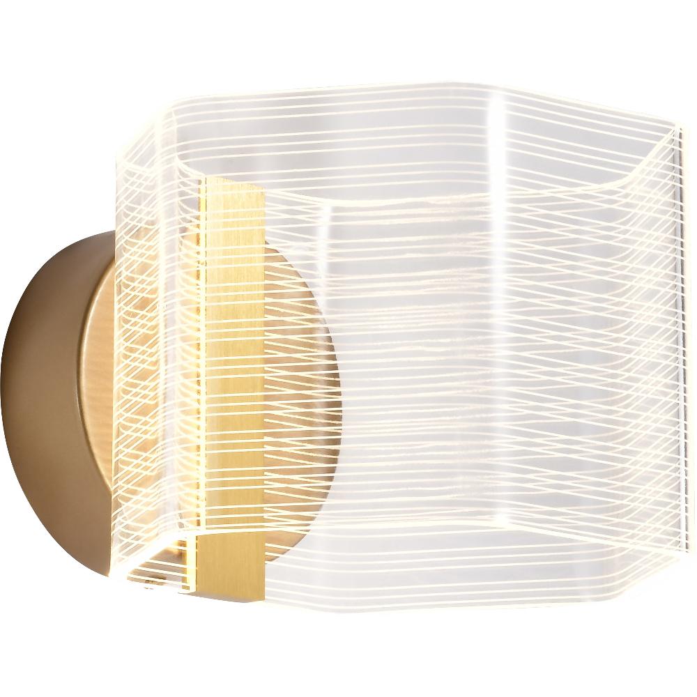 nuvo lighting Kenzo LED 7.63 inch Polished Anodized Bronze Vanity Wall Light
