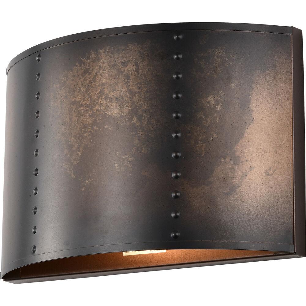 Nuvo Lighting Kettle 1 Light 12 Inch Weathered Brass Wall Sconce Wall Light