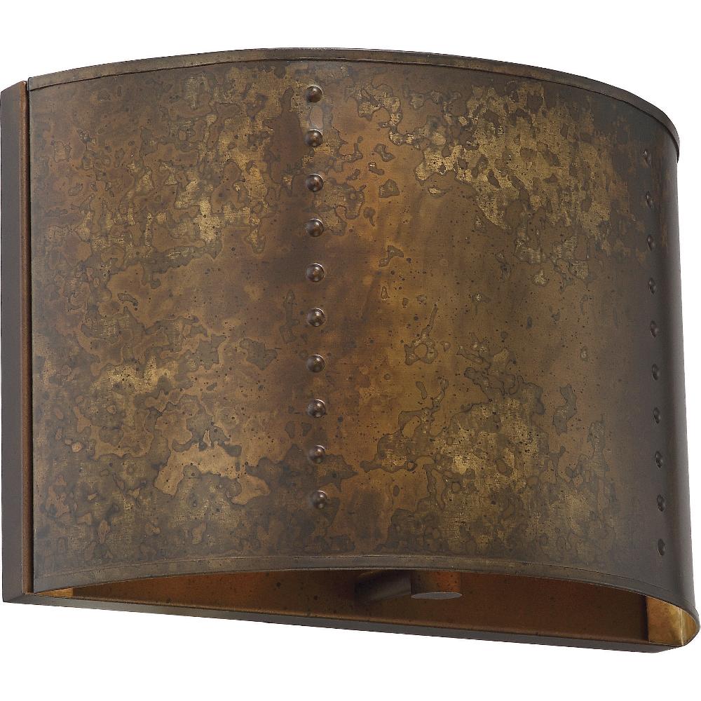 nuvo lighting Kettle 1 Light 12 inch Weathered Brass Wall Sconce Wall Light