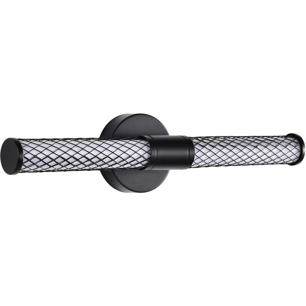 Nuvo Lighting Kingsport LED 20.5 Inch Matte Black Vanity Light Wall Light