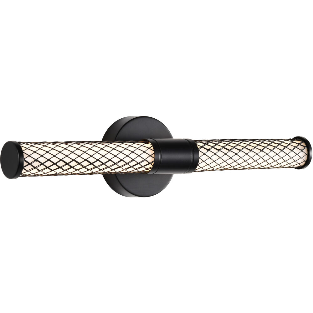 Nuvo Lighting Kingsport LED 20.5 Inch Matte Black Vanity Light Wall Light