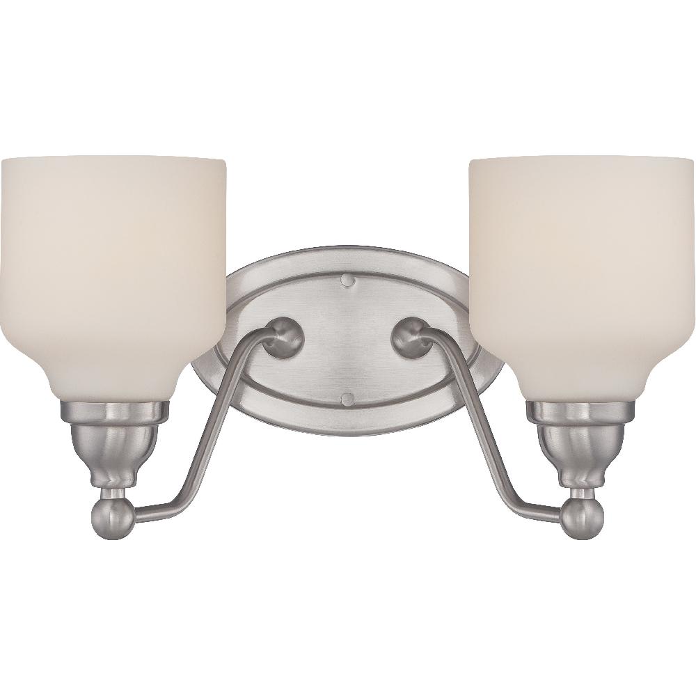 nuvo lighting Kirk LED 15 inch Polished Nickel Vanity Light Wall Light
