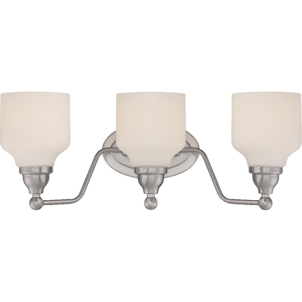 nuvo lighting Kirk LED 21 inch Polished Nickel Vanity Light Wall Light