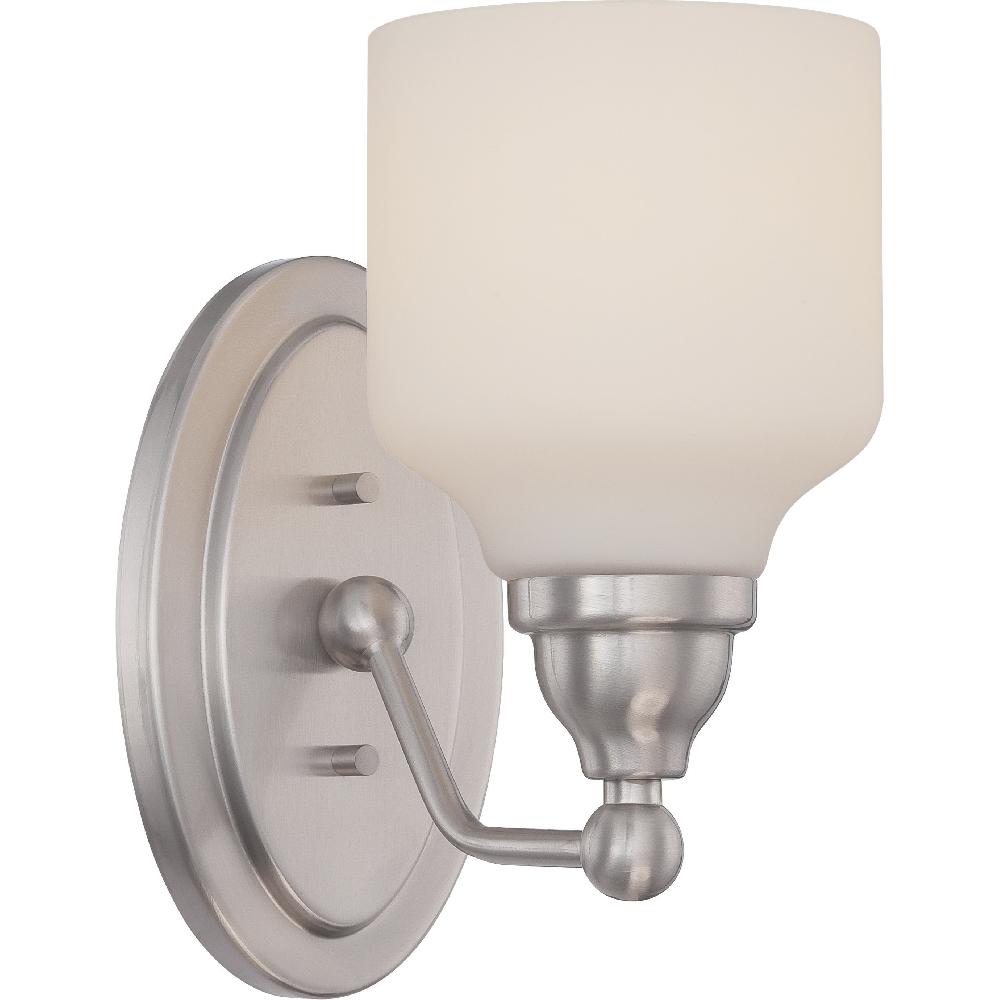 nuvo lighting Kirk LED 9.38 inch Polished Nickel Vanity Light Wall Light
