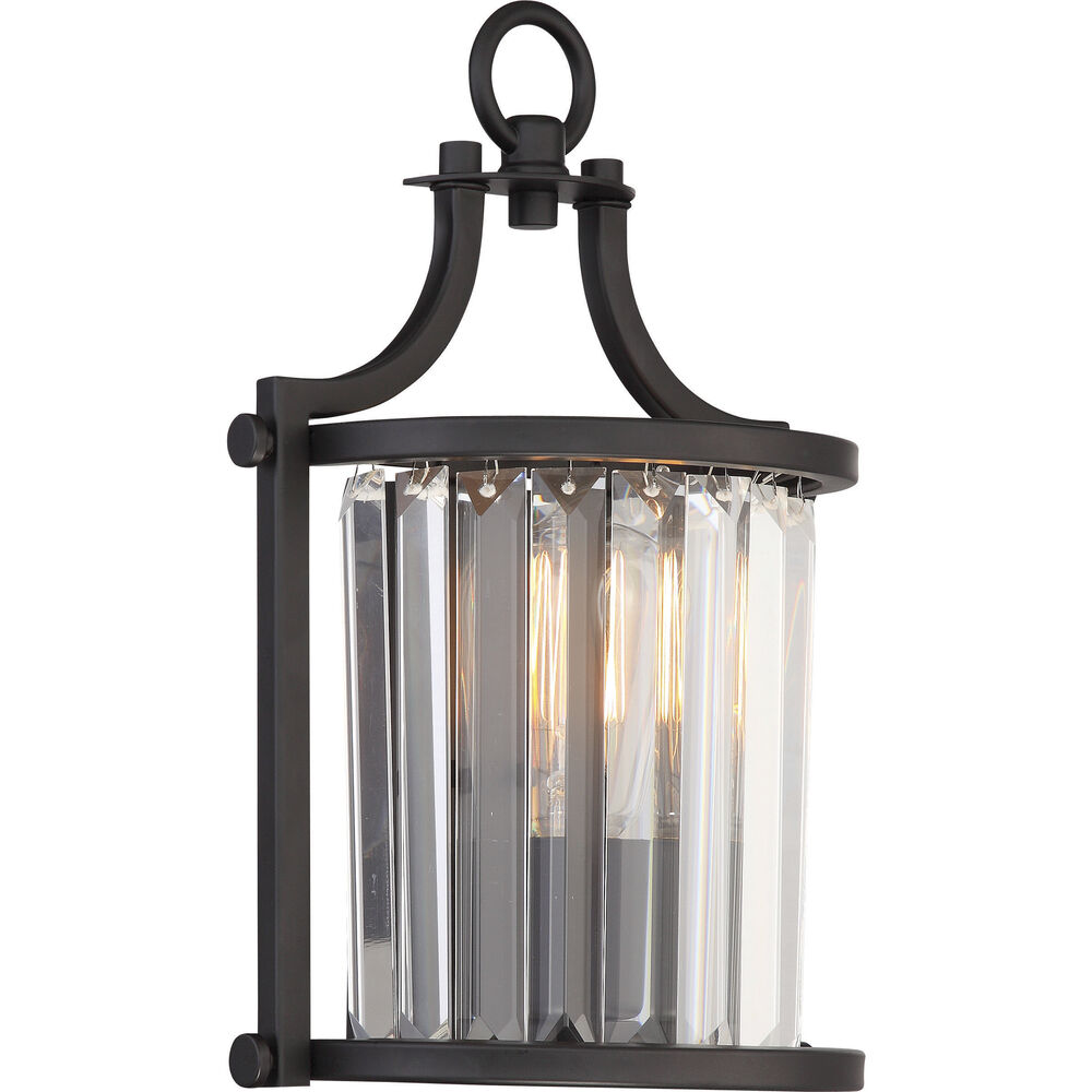 Nuvo Lighting Krys 1 Light 8.25 Inch Aged Bronze Wall Sconce Wall Light