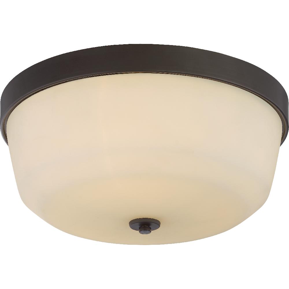 nuvo lighting Laguna 3 Light 15 inch Forest Bronze Flush Mount Ceiling Light