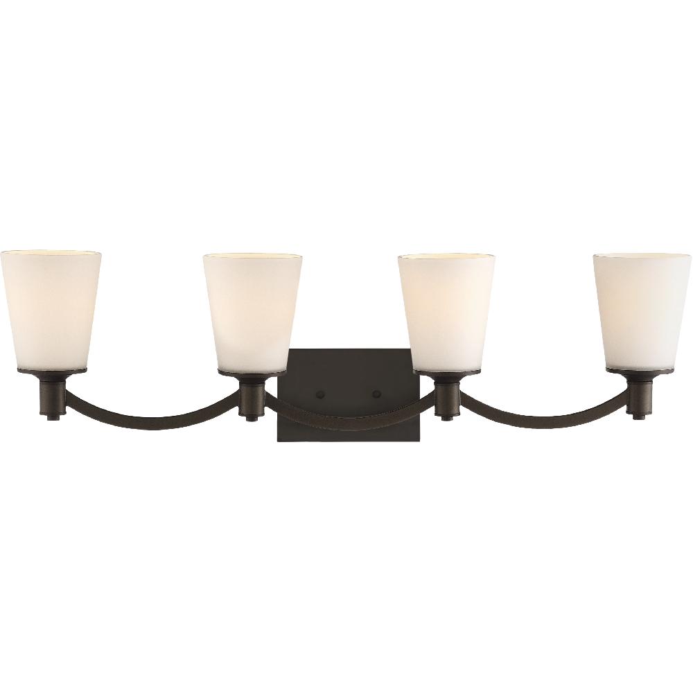 nuvo lighting Laguna 4 Light 33 inch Forest Bronze Vanity Light Wall Light