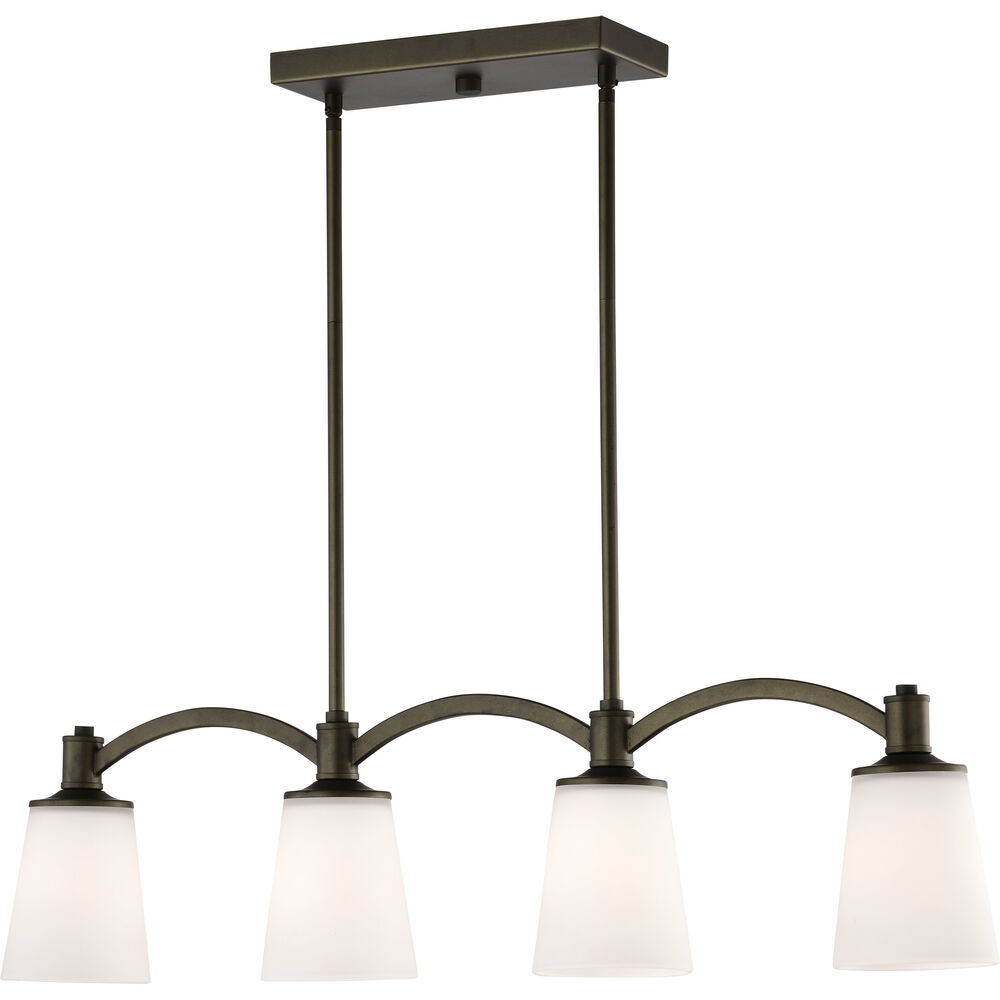 Nuvo Lighting Laguna 4 Light 46 Inch Forest Bronze Island Pendant Ceiling Light