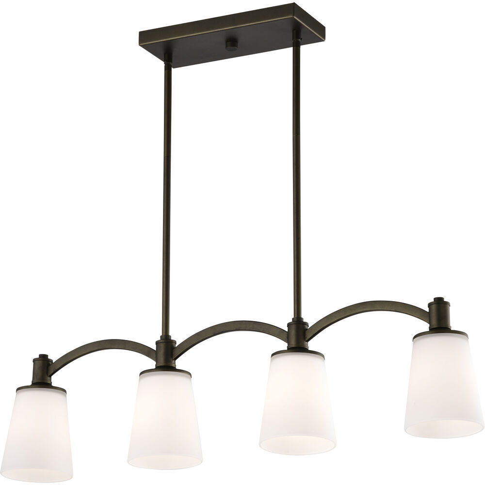 Nuvo Lighting Laguna 4 Light 46 Inch Forest Bronze Island Pendant Ceiling Light