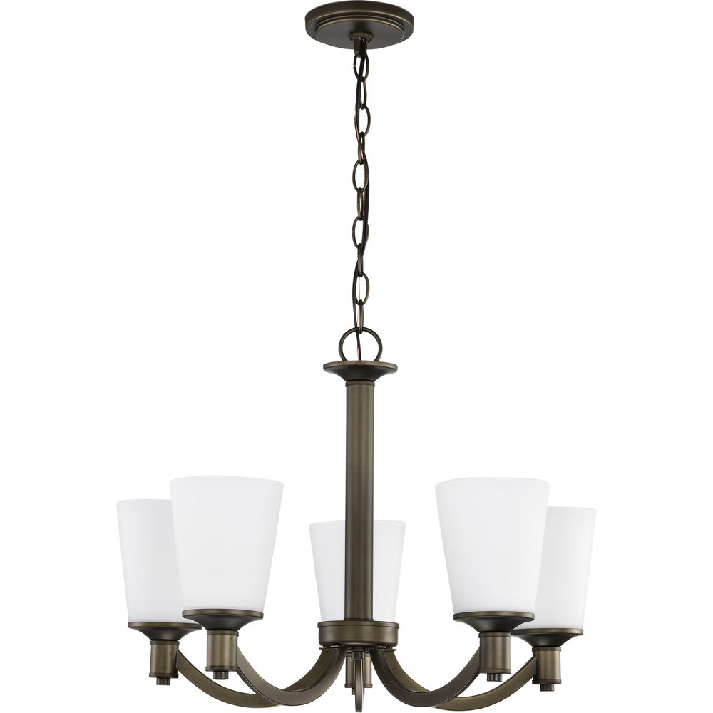 Nuvo Lighting Laguna 5 Light 23 Inch Forest Bronze Chandelier Ceiling Light