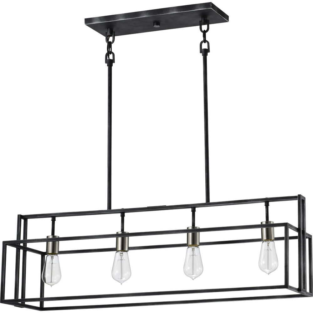 Nuvo Lighting Lake 2 Light 14 Inch Bronze And Copper Accents Pendant Ceiling Light Square