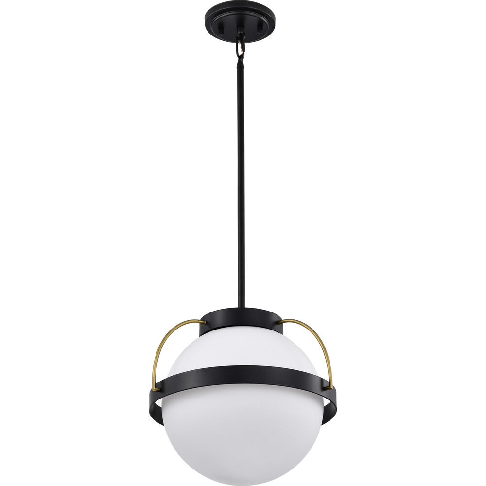 Nuvo Lighting Lakeshore 1 Light 18 Inch Matte Black Pendant Ceiling Light