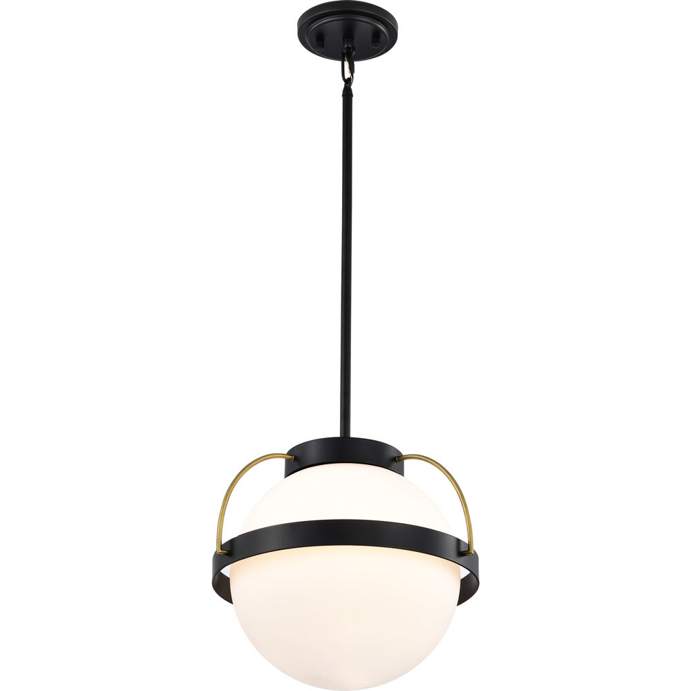 Nuvo Lighting Lakeshore 1 Light 18 Inch Matte Black Pendant Ceiling Light