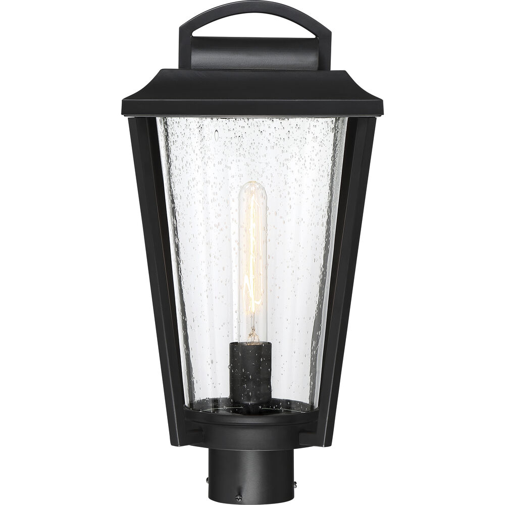 Nuvo Lighting Lakeview 1 Light 18 Inch Aged Bronze And Clear Outdoor Post Lantern