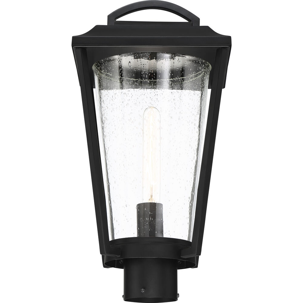 Nuvo Lighting Lakeview 1 Light 18 Inch Aged Bronze And Clear Outdoor Post Lantern