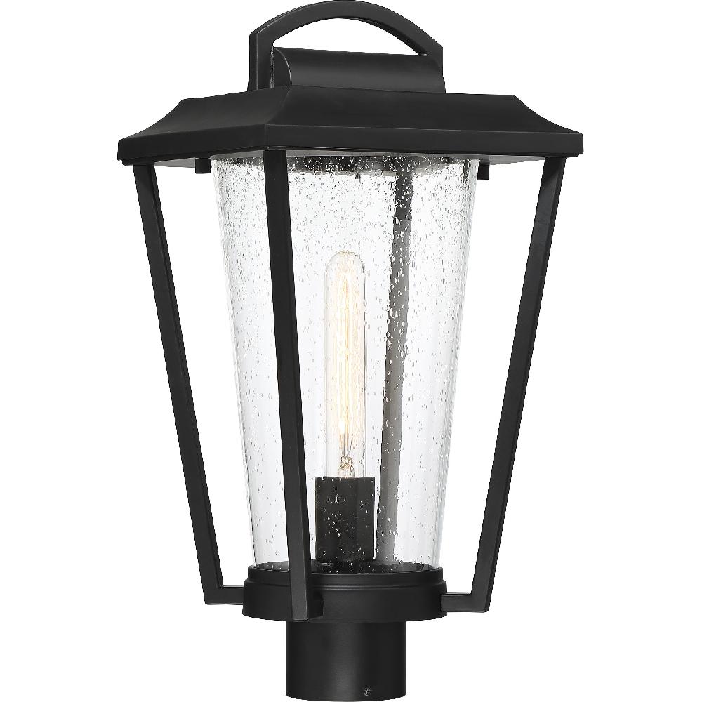 nuvo lighting Lakeview 1 Light 18 inch Aged Bronze and Clear Outdoor Post Lantern