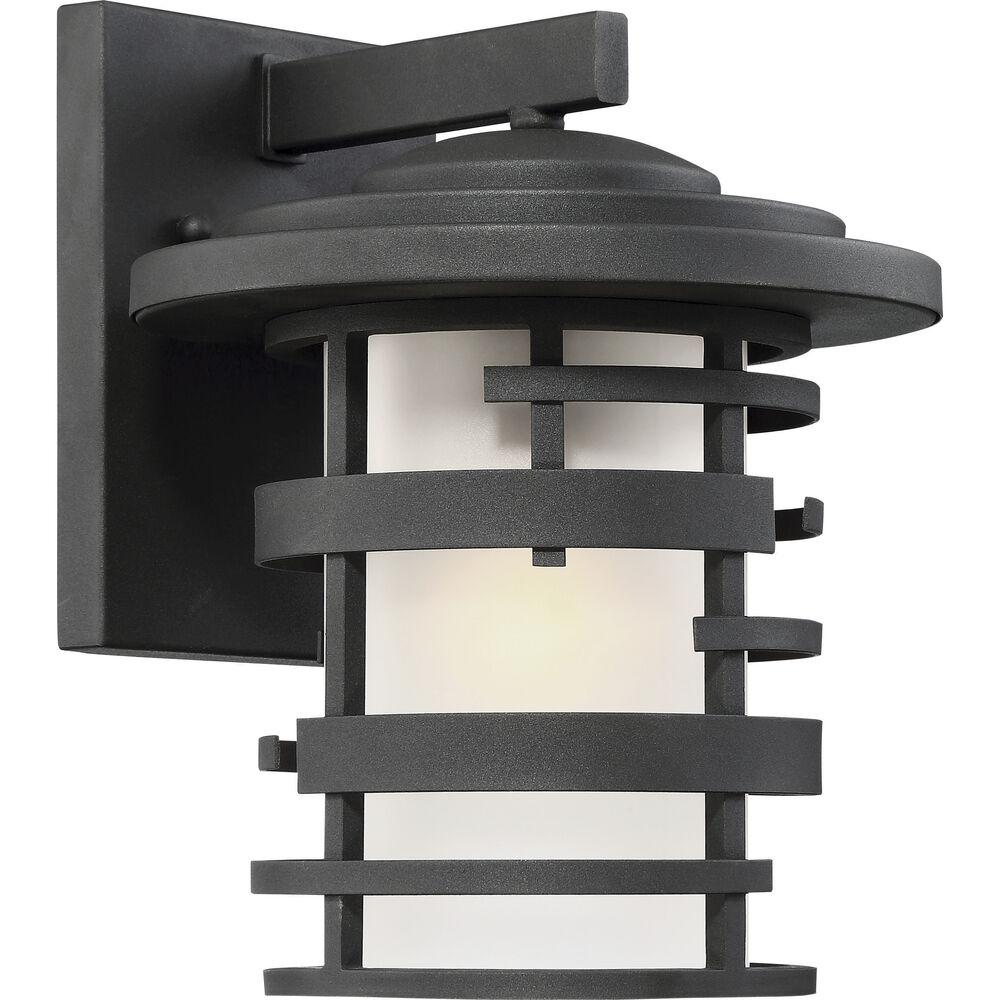 Nuvo Lighting Lansing 1 Light 11 Inch Textured Black Outdoor Wall Mount