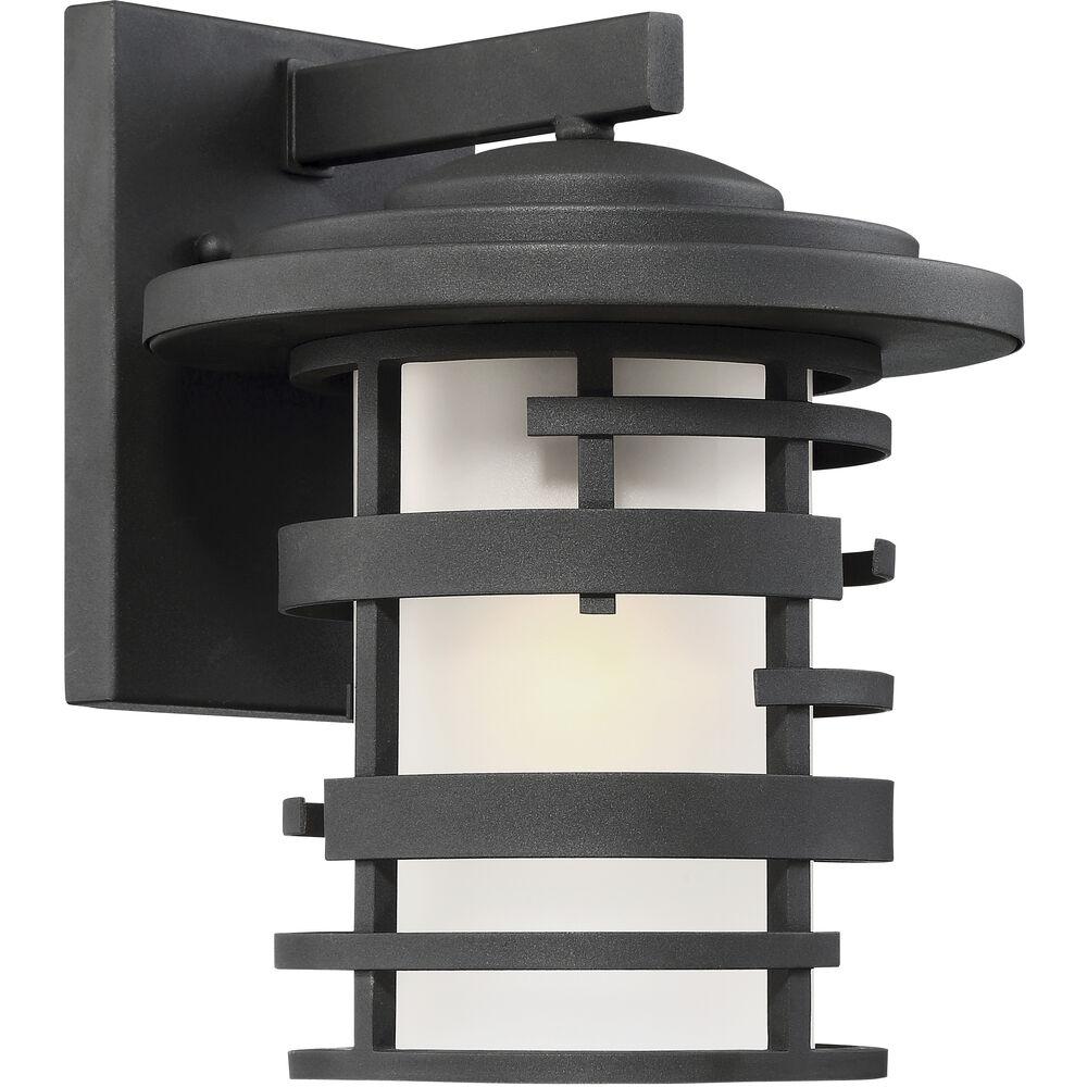 Nuvo Lighting Lansing 1 Light 11 Inch Textured Black Outdoor Wall Mount