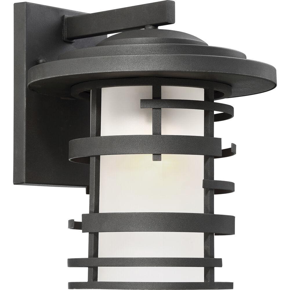 Nuvo Lighting Lansing 1 Light 13 Inch Textured Black Outdoor Wall Mount